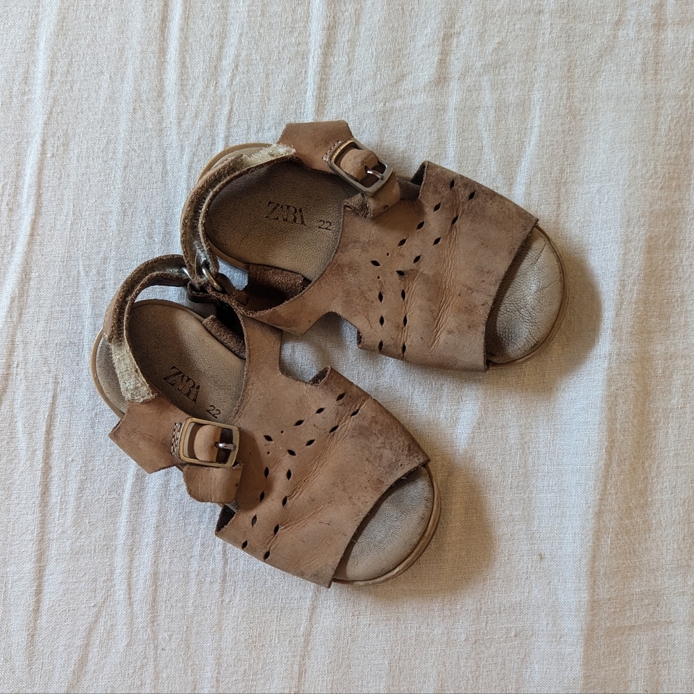Zara Kids Brown Sandals